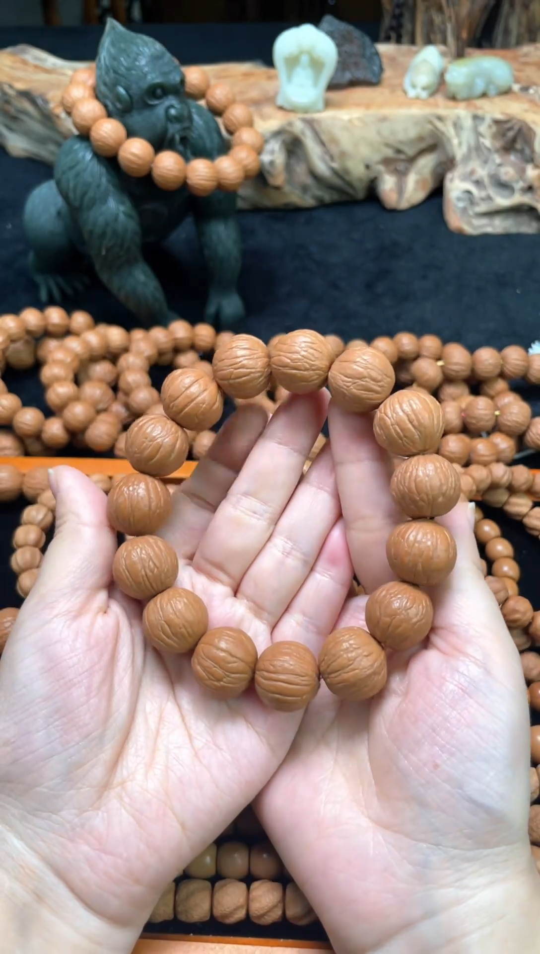 手串猴头核桃大聚宝盆