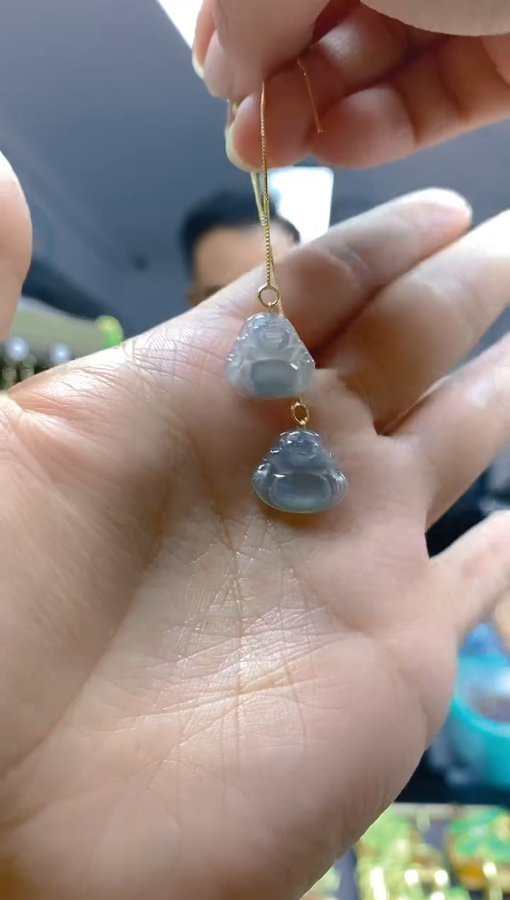 【闪购商品】翡翠耳饰合金0464翡翠耳线