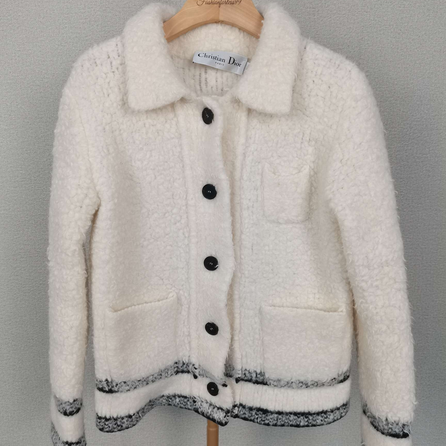 99新 DIOR/迪奥 米色起绒外套  M 214V44AM114  12783837