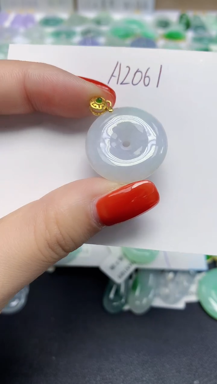 颈饰未镶嵌翡翠天然缅甸翡翠A货翡翠百元以上9元证书费自理