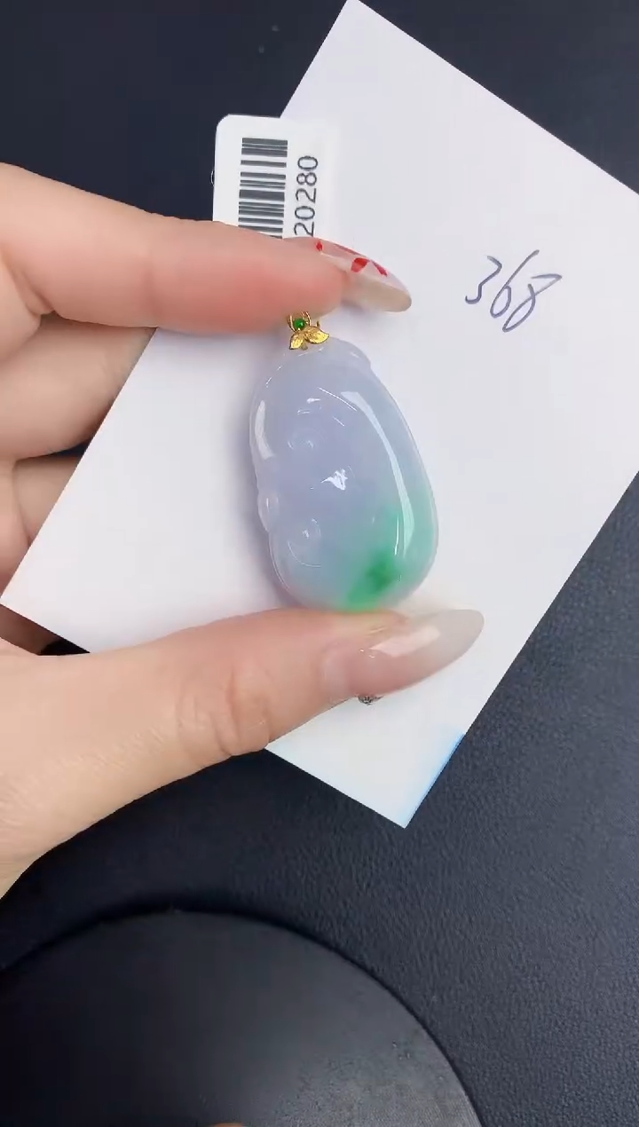 【闪购商品】翡翠颈饰18K金镶嵌0000000000