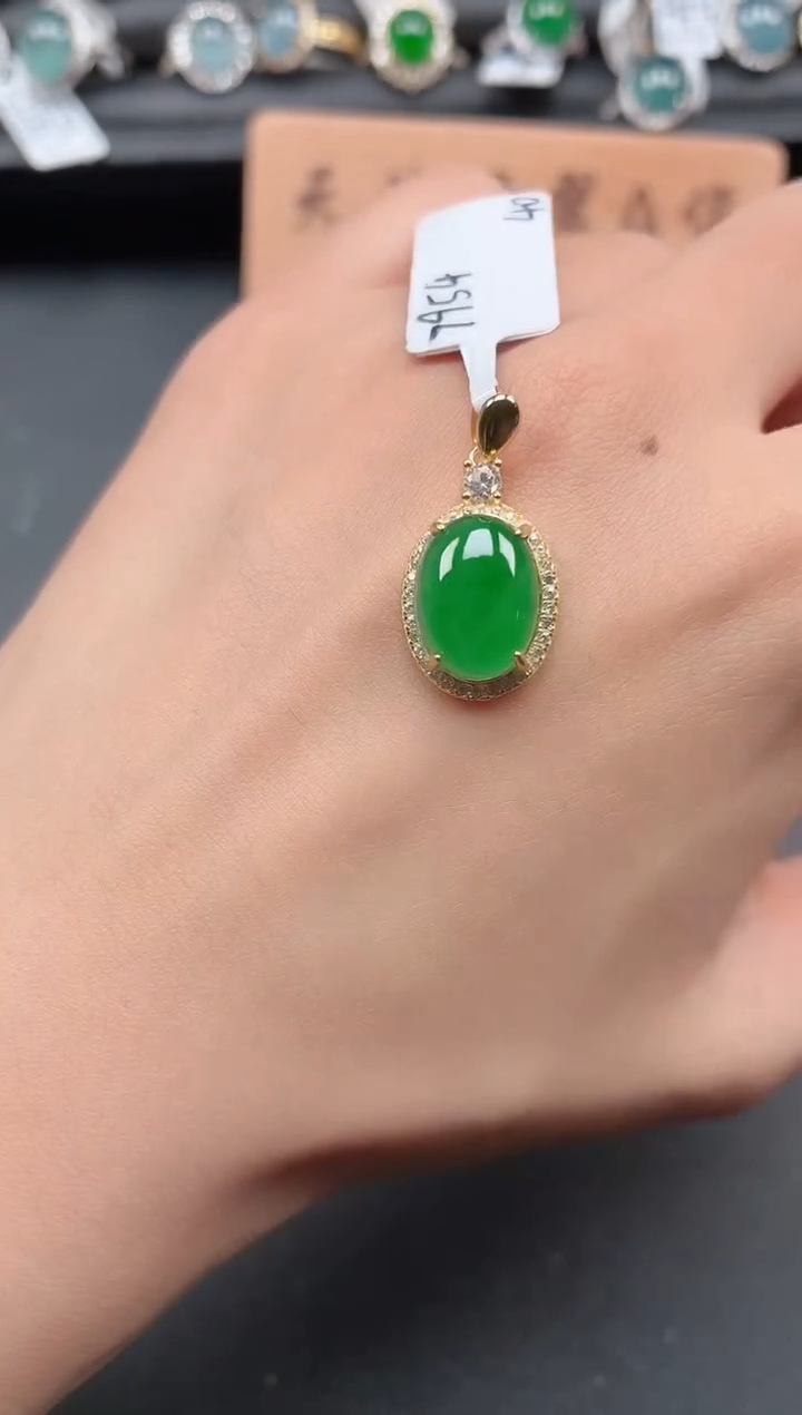 银S925镶嵌戒指翡翠1111