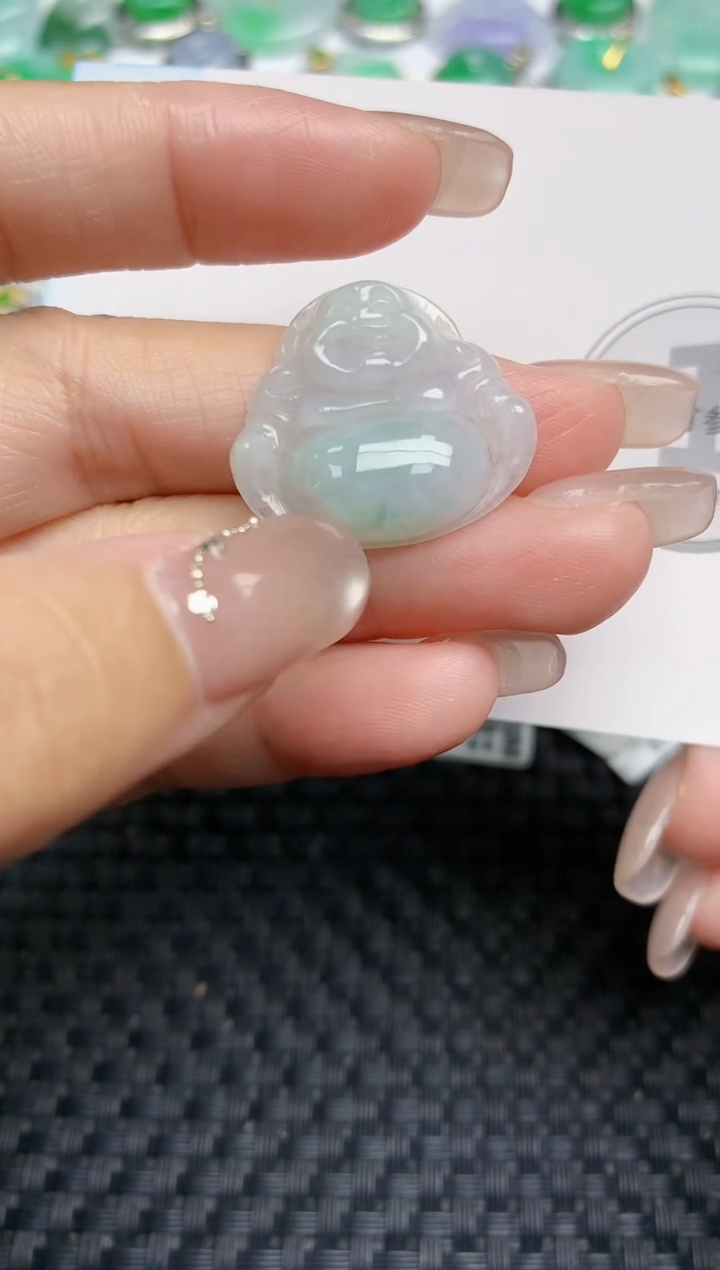 颈饰未镶嵌翡翠天然缅甸A货翡翠百元以上9元证书费自理