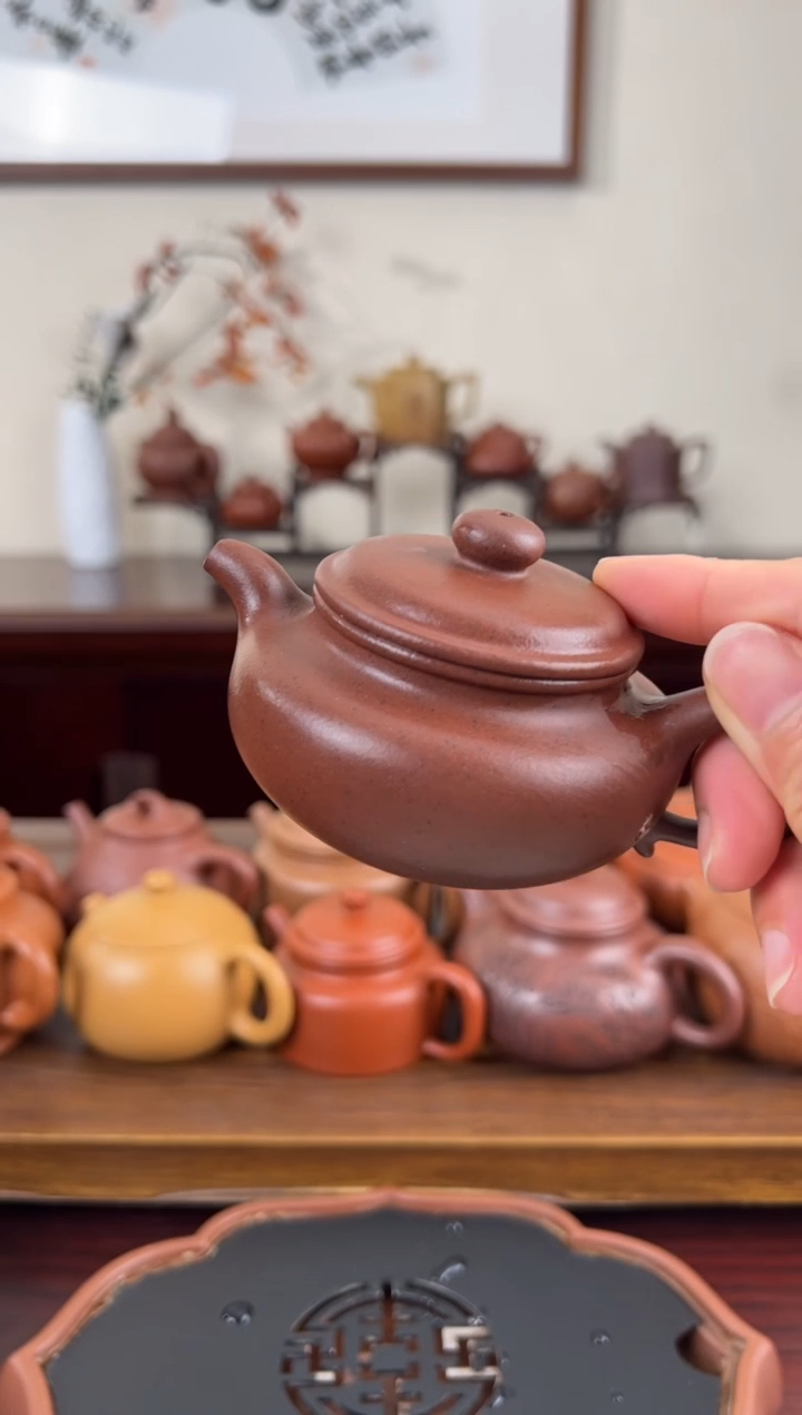 【闪购商品】紫砂茶壶紫泥仿古壶100CC