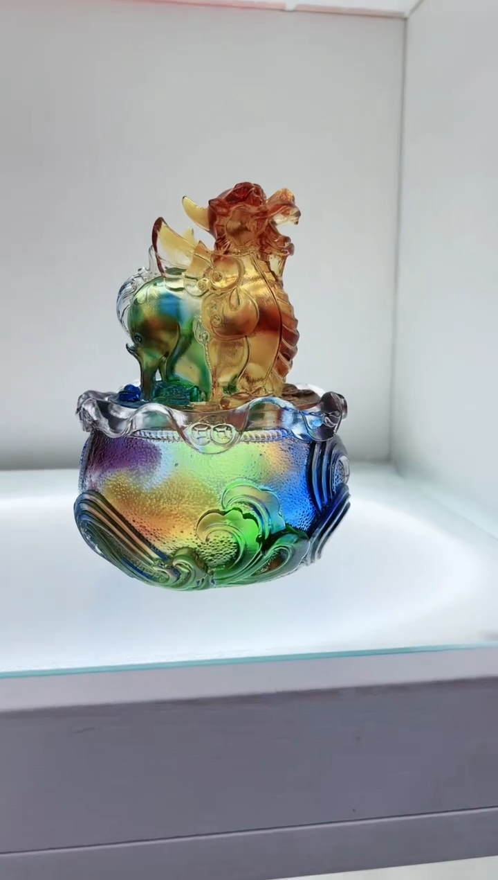 【闪购商品】茶宠古法琉璃貔貅香炉