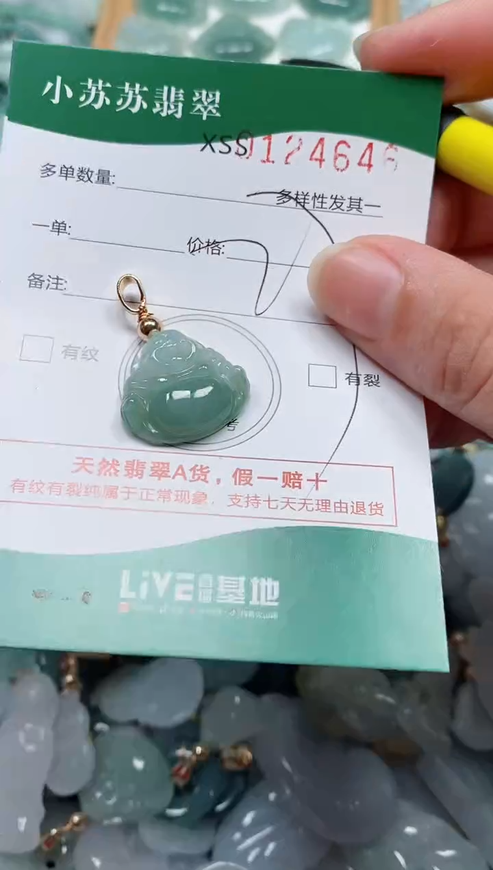 【闪购商品】翡翠颈饰未镶嵌闪购商品0124646