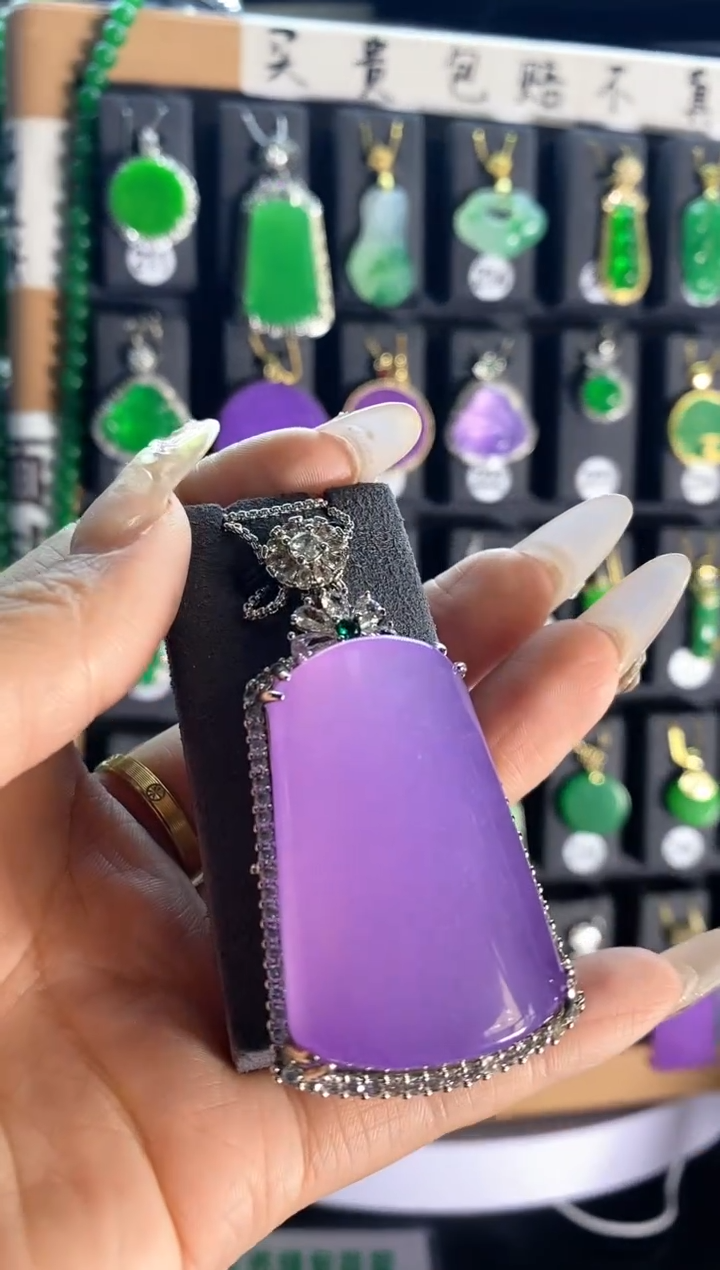 【闪购商品】翡翠颈饰银S925镶嵌226.....