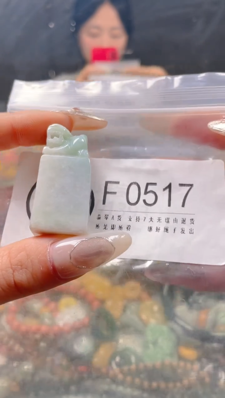 【闪购商品】翡翠颈饰未镶嵌/F/翡翠A货一图一物