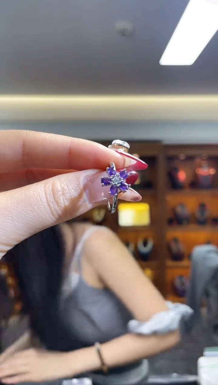 未镶嵌戒指水晶（多样性发一件）