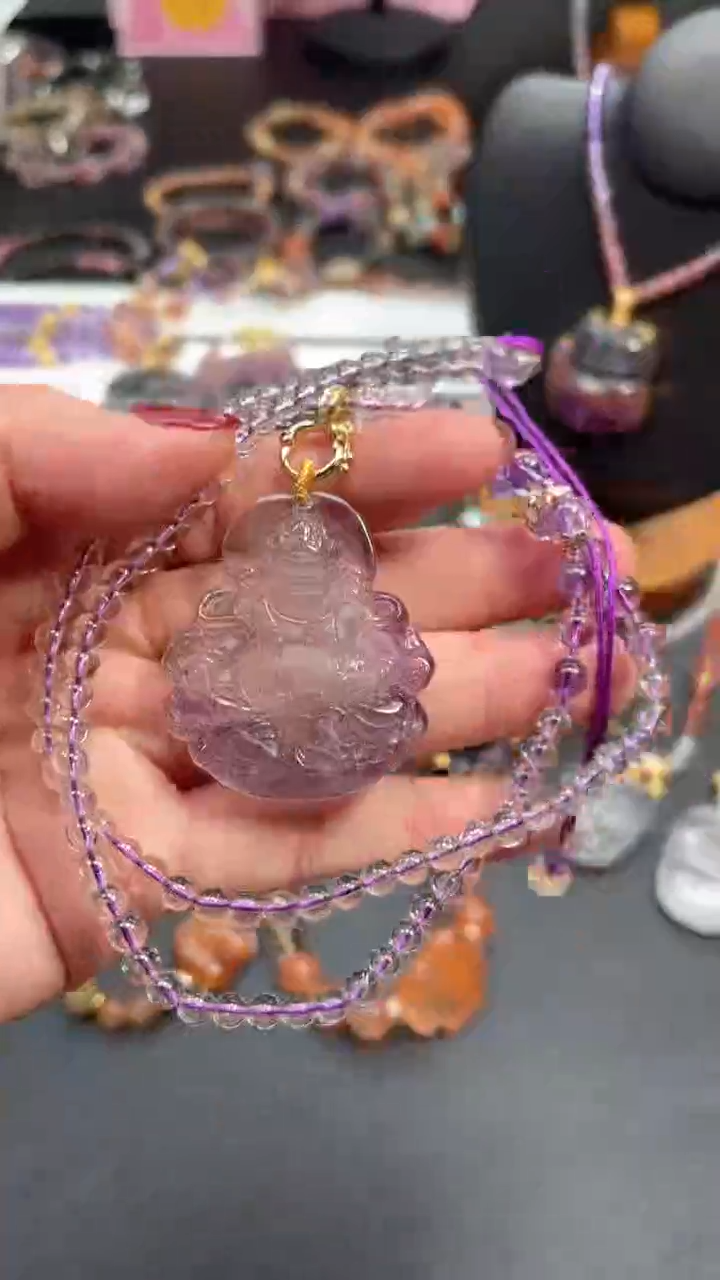 【闪购商品】水晶吊坠(赠链)未镶嵌【百晶灵儿】天然水晶定制款