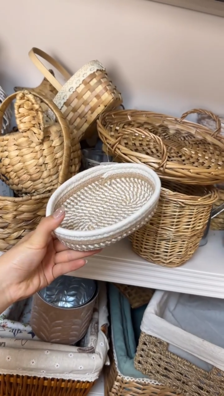 L****?微瑕捡漏绳编小盘