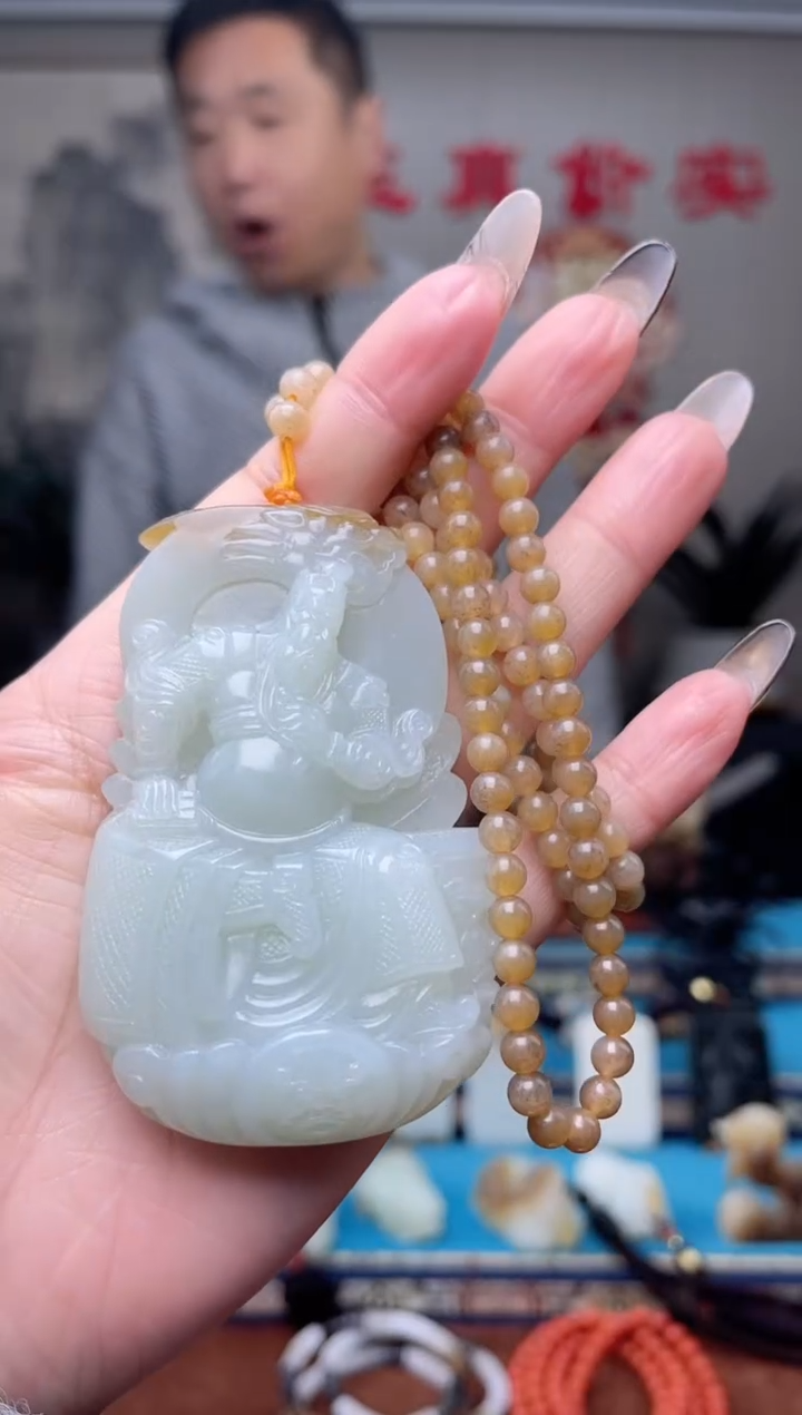 【闪购商品】和田玉挂件未镶嵌1