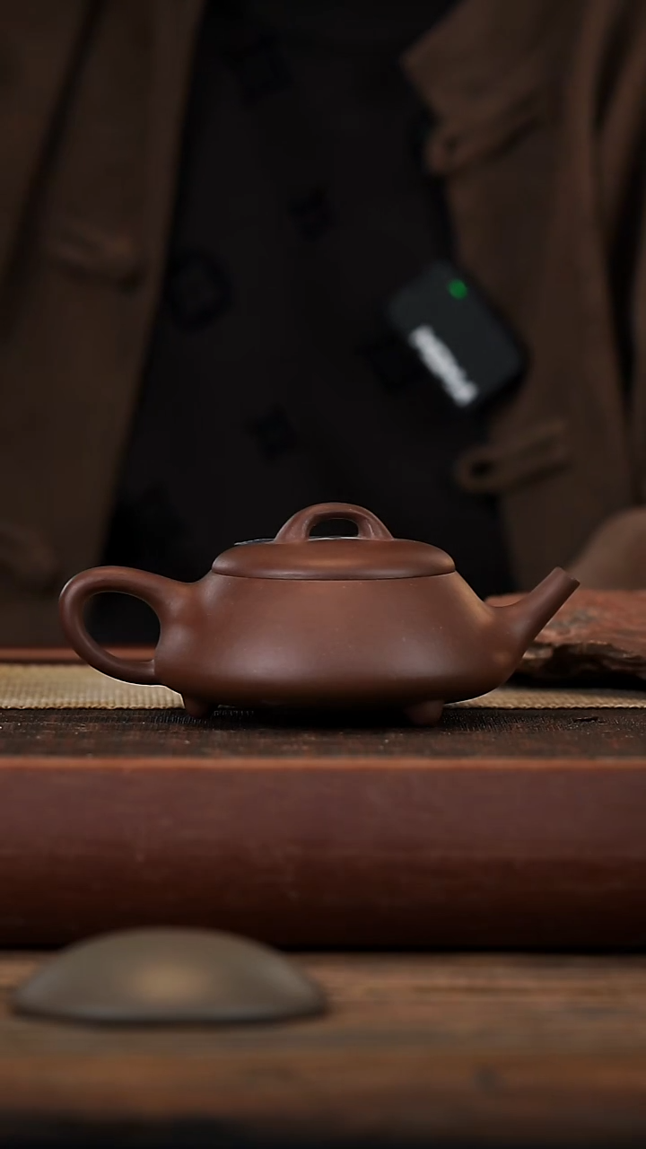 茶壶紫砂微瑕汉唐石瓢200容量