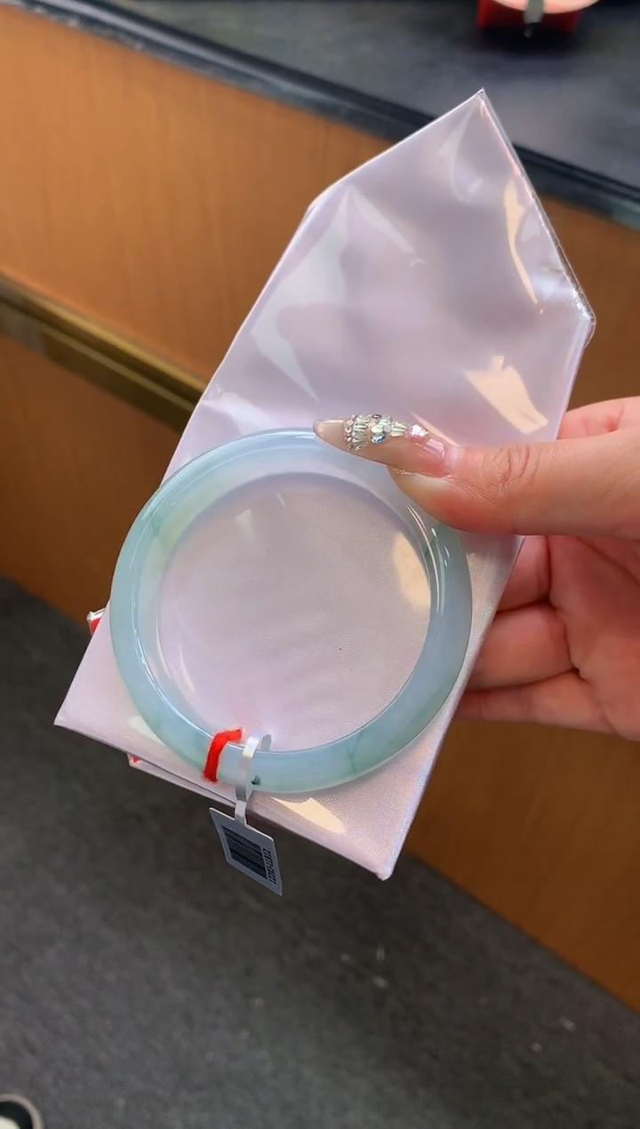 未镶嵌手镯翡翠-F98-正圈57.8