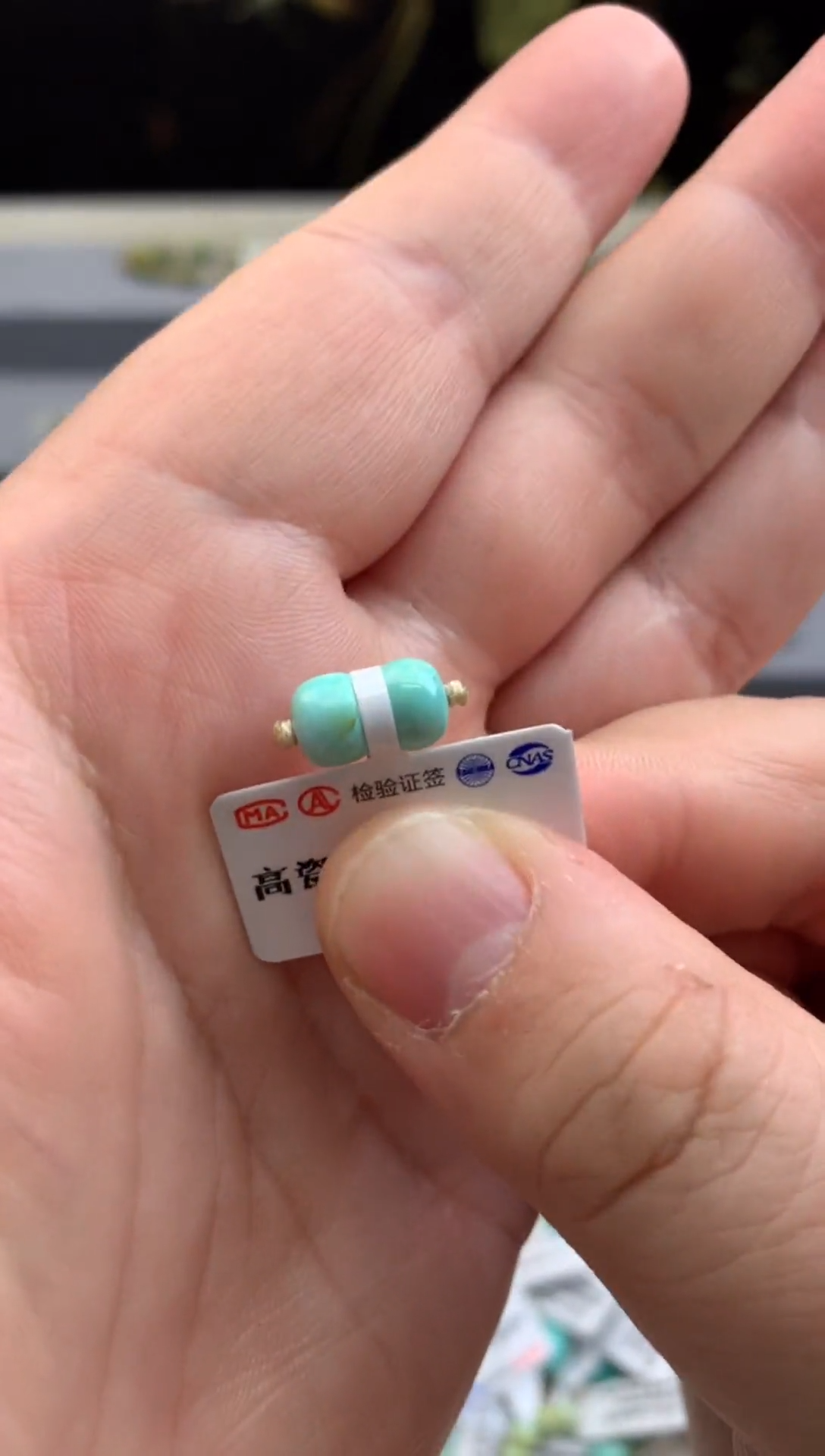 未镶嵌单珠一对南红玛瑙E36