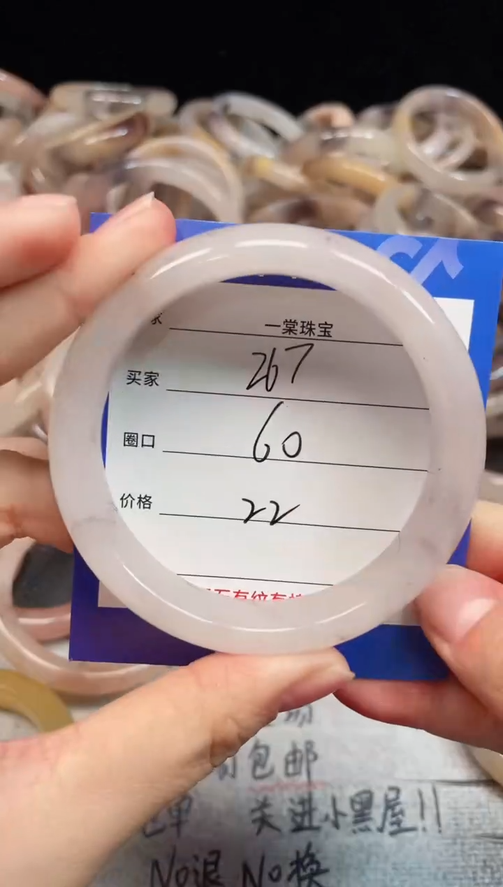 未镶嵌手镯石英质玉267