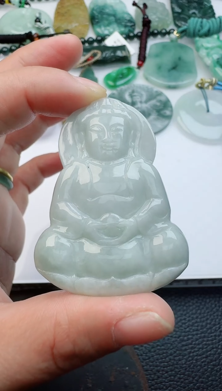 【闪购商品】翡翠吊坠(不含链)未镶嵌多样性随机发其一