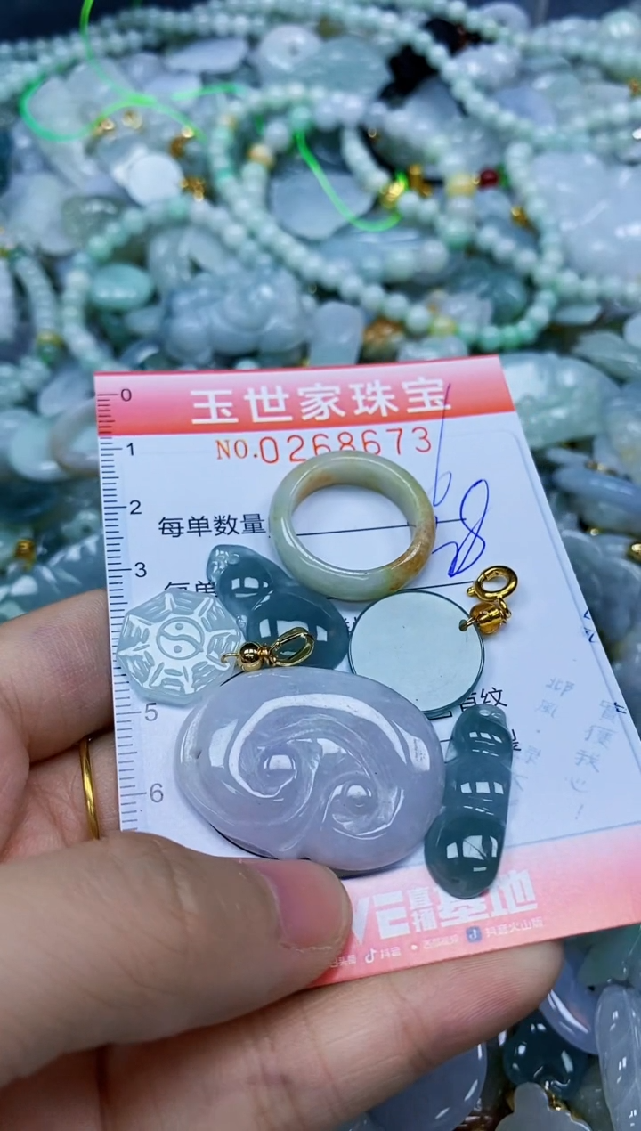 翡翠未镶嵌颈饰闪购0268673多样性发其一