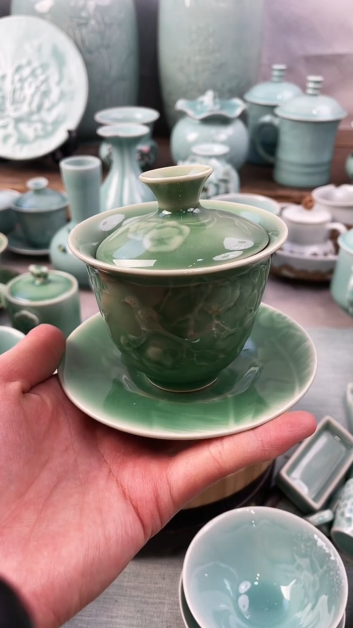 【闪购商品】特价 微瑕 慧仙青瓷