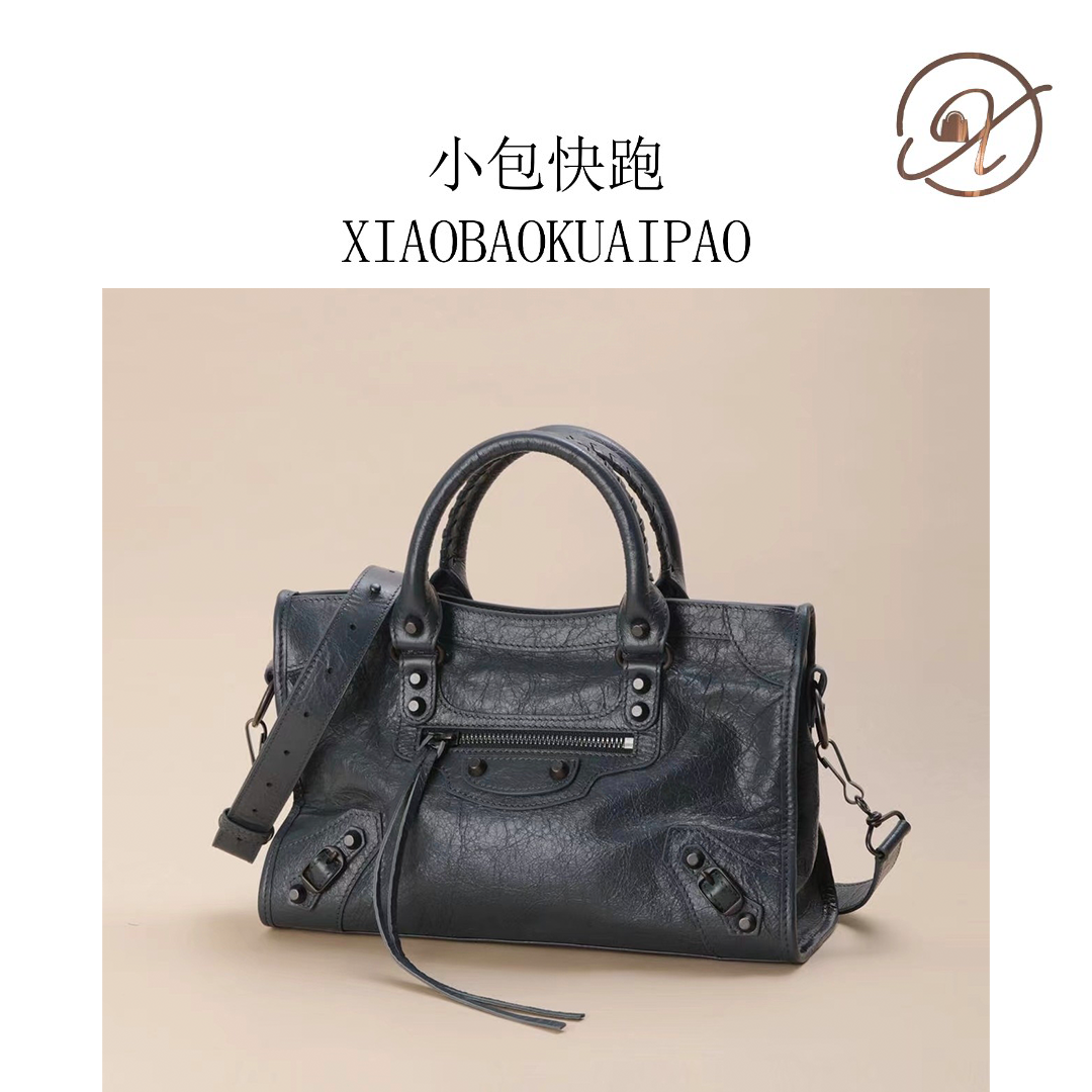 【小包快跑】拉链机车包 进口原厂头层爆裂纹小羊皮 休闲时尚