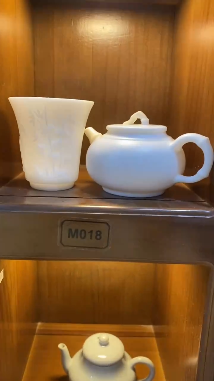 瓷片壶+1杯陶瓷茶具茶器