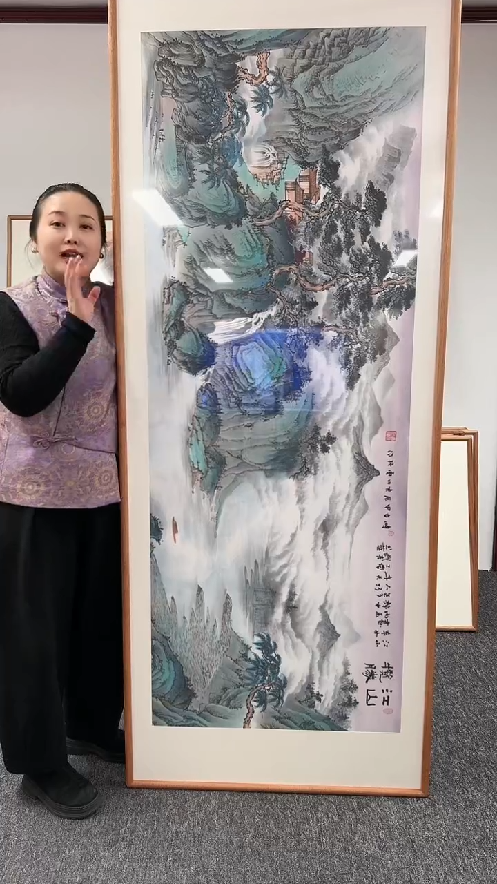 【闪购商品】国画带框作品手绘