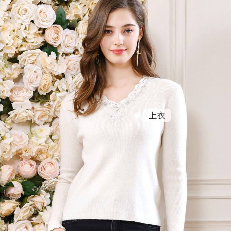 Pink Mary/粉红玛琍打底衫长袖针织宽松PMAOW9009