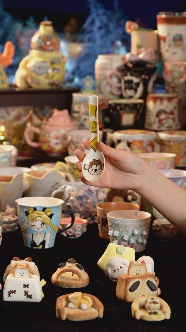 其他陶景德镇釉下彩手绘设计师款陶瓷