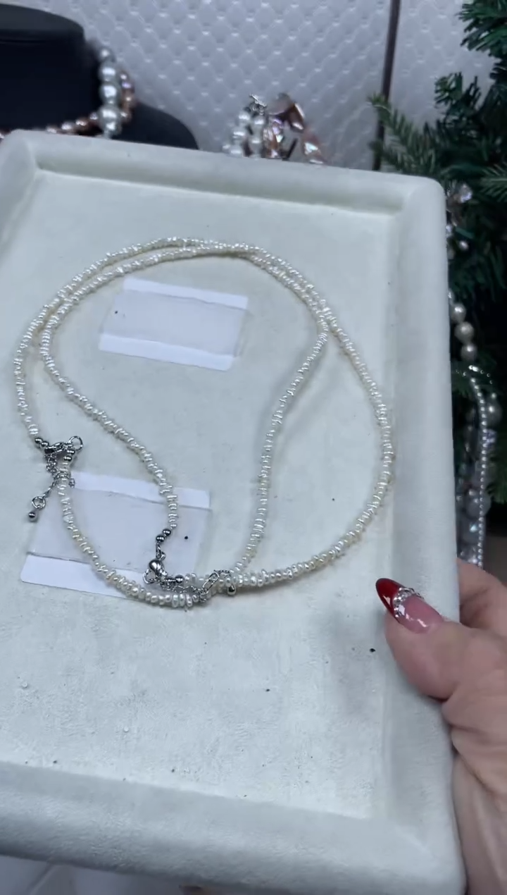 【闪购商品】淡水珍珠项链未镶嵌【纯恬珍珠】（多样性发货发一）