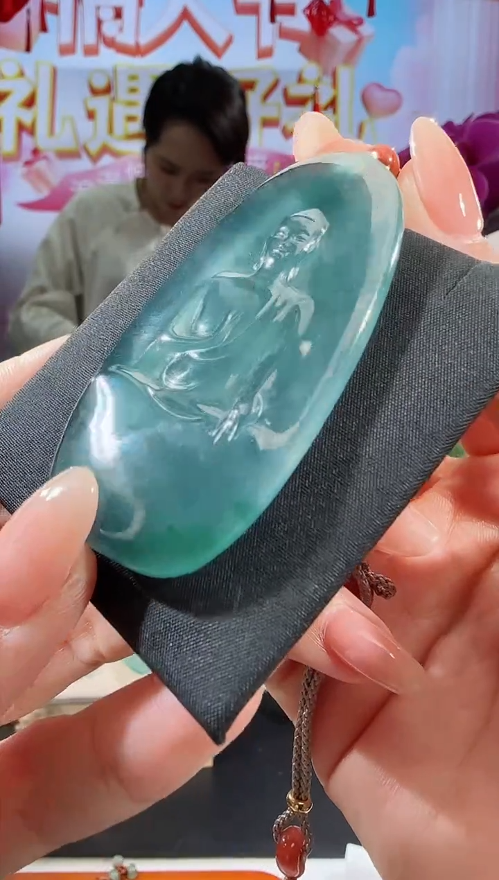 【闪购商品】翡翠吊坠(不含链)未镶嵌阿弥陀佛