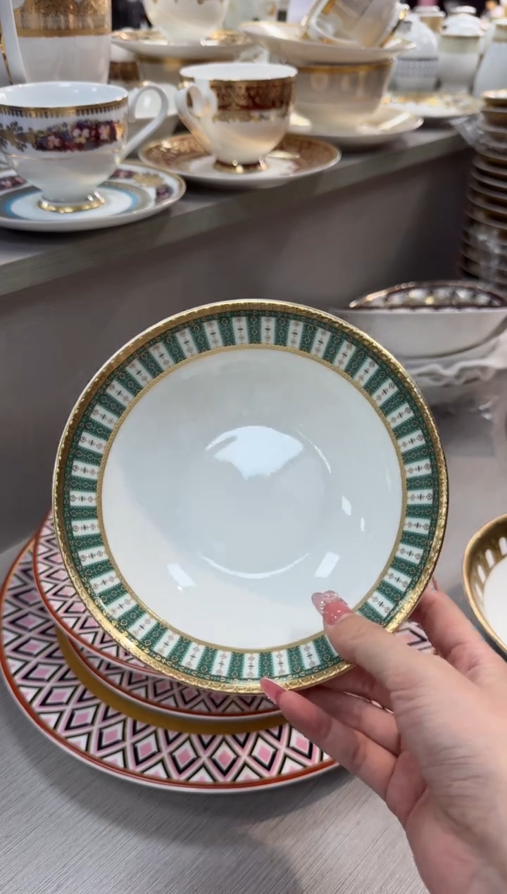 【闪购商品】瓷片6英寸水果碗 福利款 2个