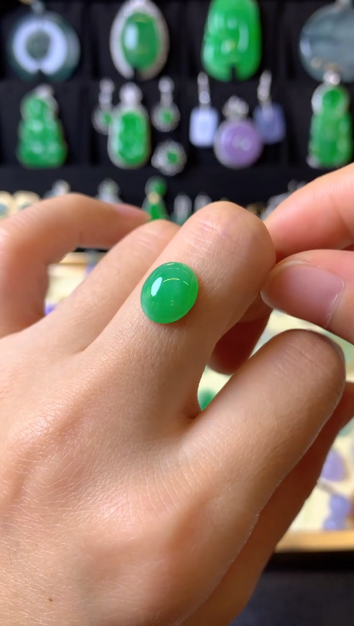 【闪购商品】定制翡翠未镶嵌1裸玉（客户意向镶嵌）