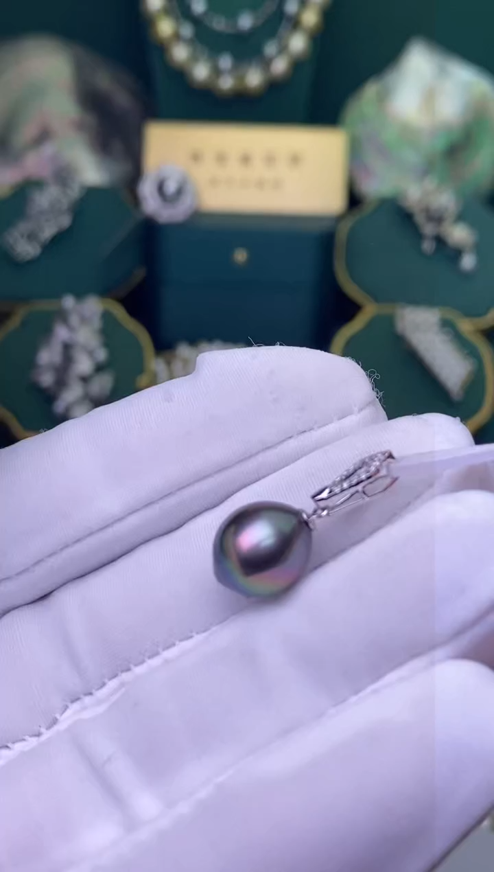 【闪购商品】海水珍珠颈饰18K金镶嵌10-11