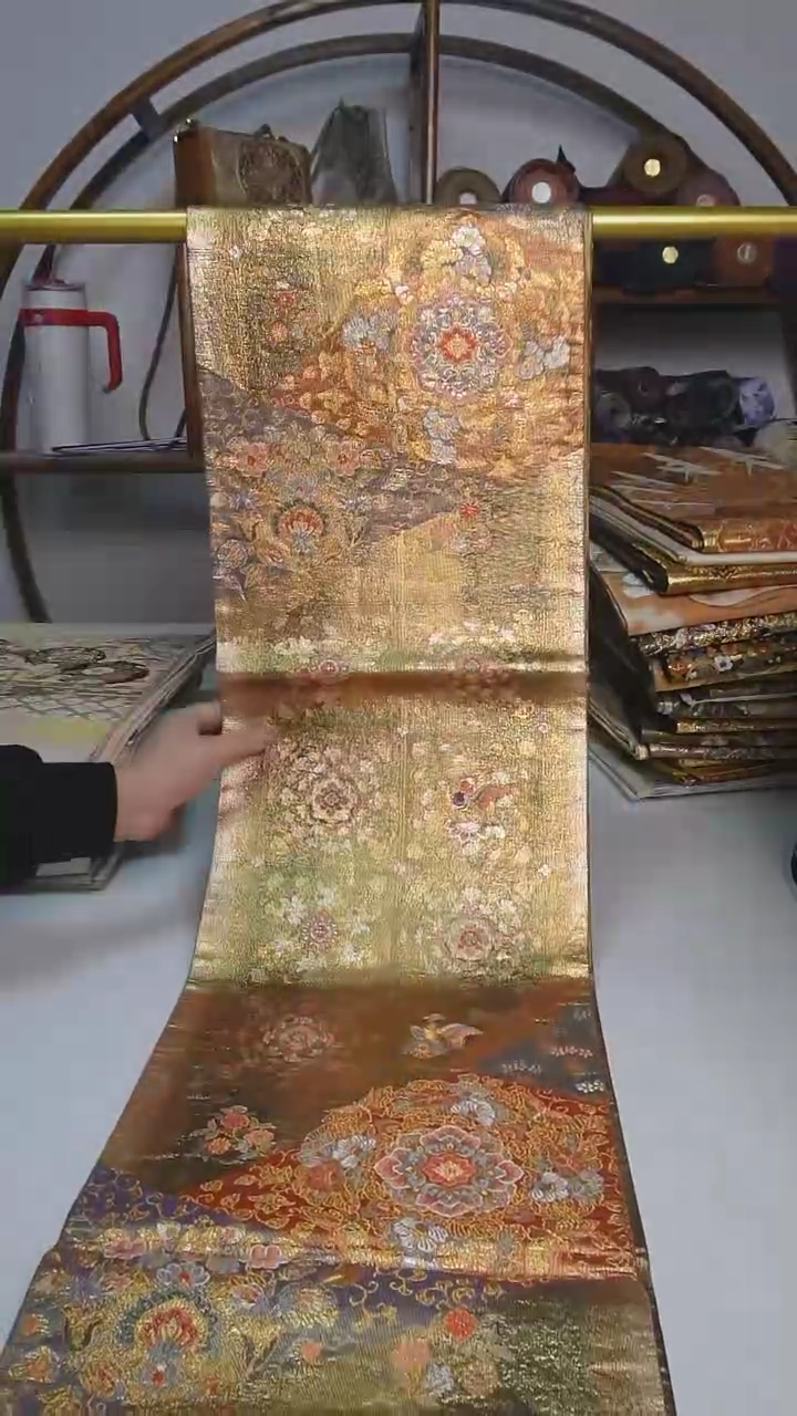 【闪购商品】织绣87西阵织六通宝相花