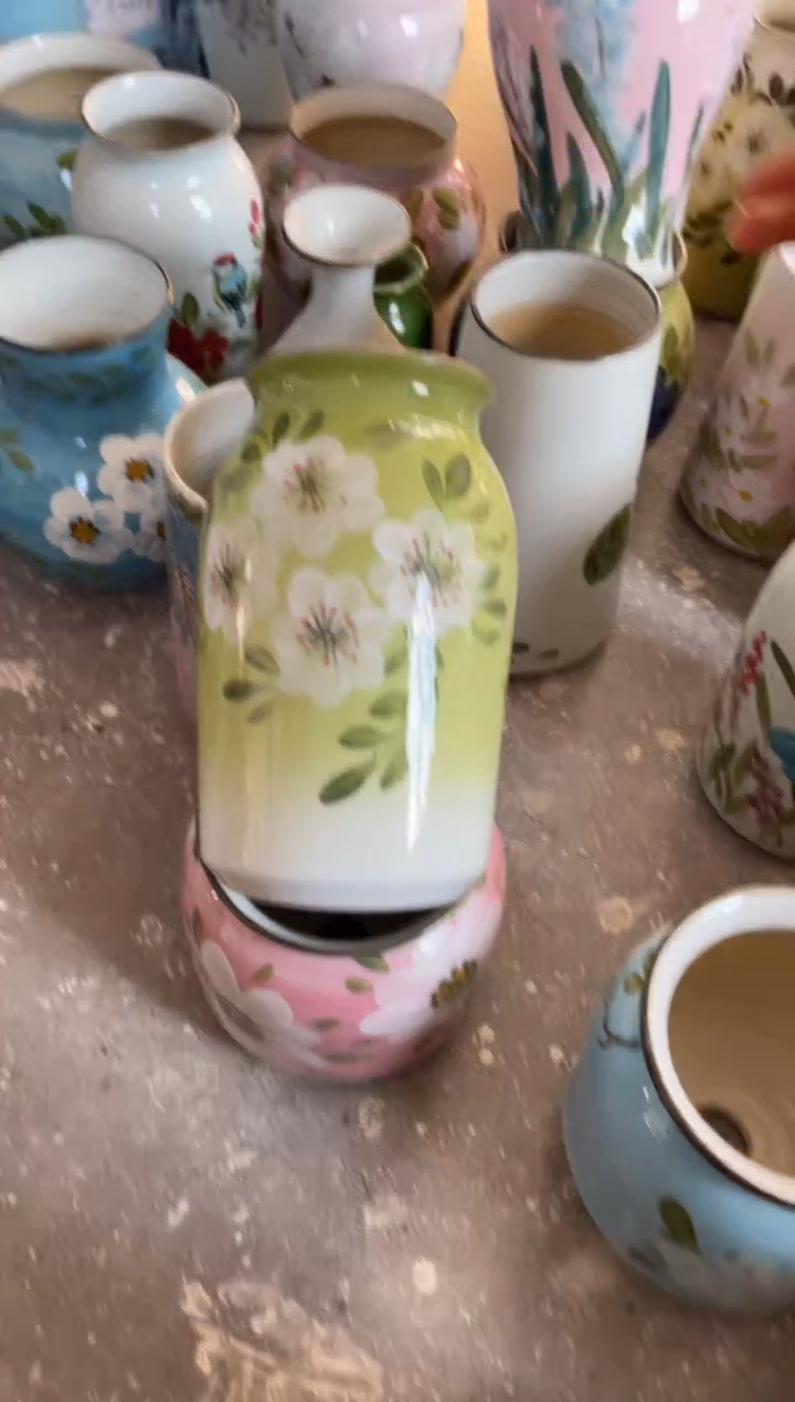 瓶瓷景德镇手绘花瓶