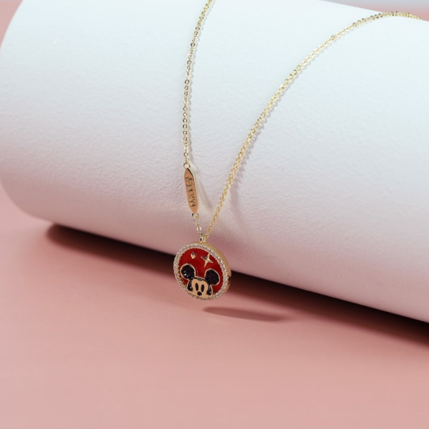 合金仿水晶项链 禧娘娘-小众经典创意设计师款时尚百搭项链-S3539