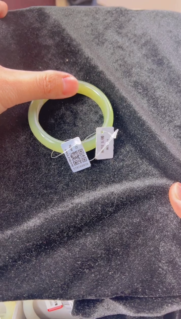 【闪购商品】和田玉手镯未镶嵌【大足石刻】天然和田玉玉镯 