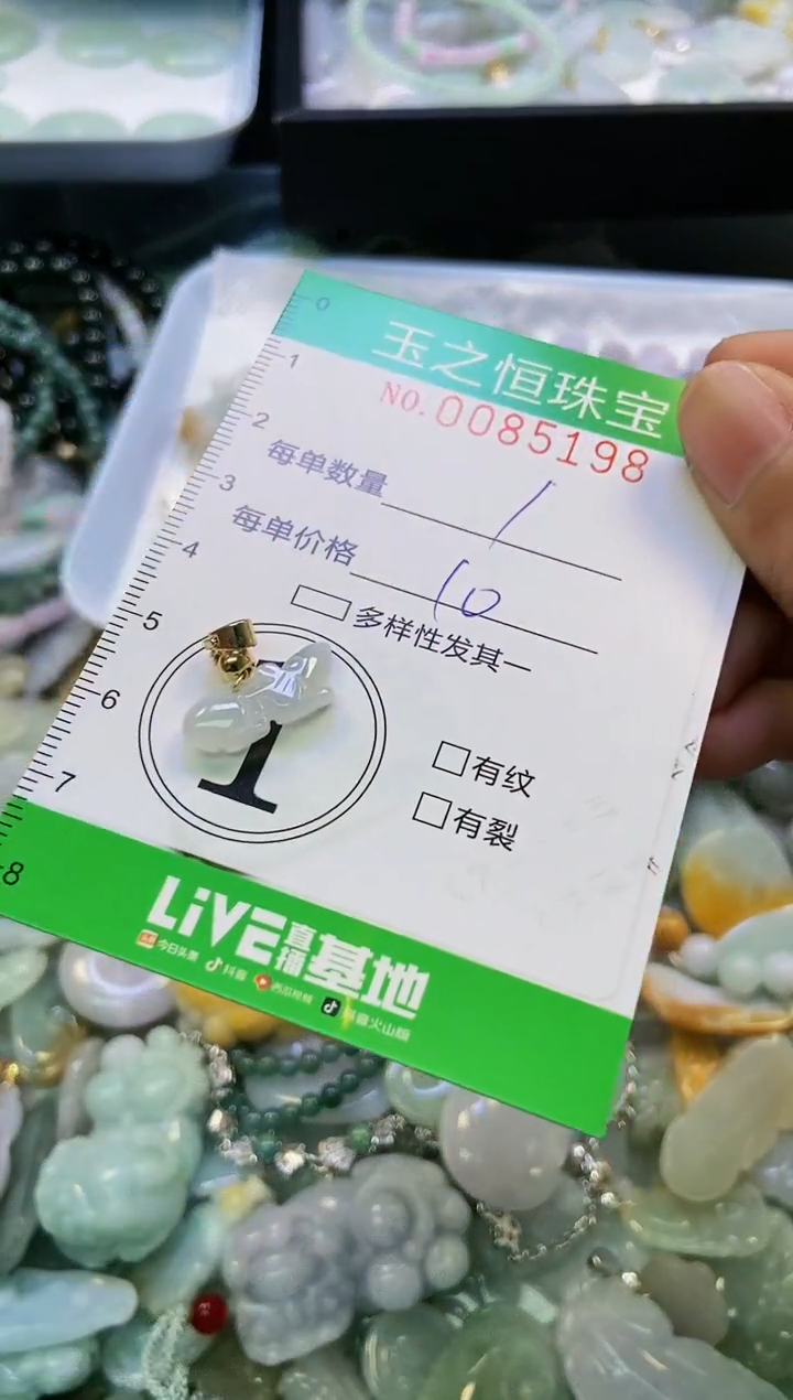 翡翠未镶嵌颈饰闪购0085198