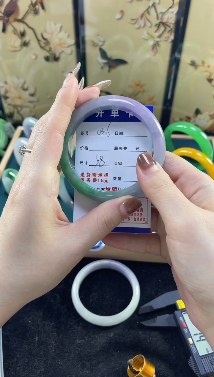 【闪购商品】翡翠手镯未镶嵌缅甸翡翠现货秒发036