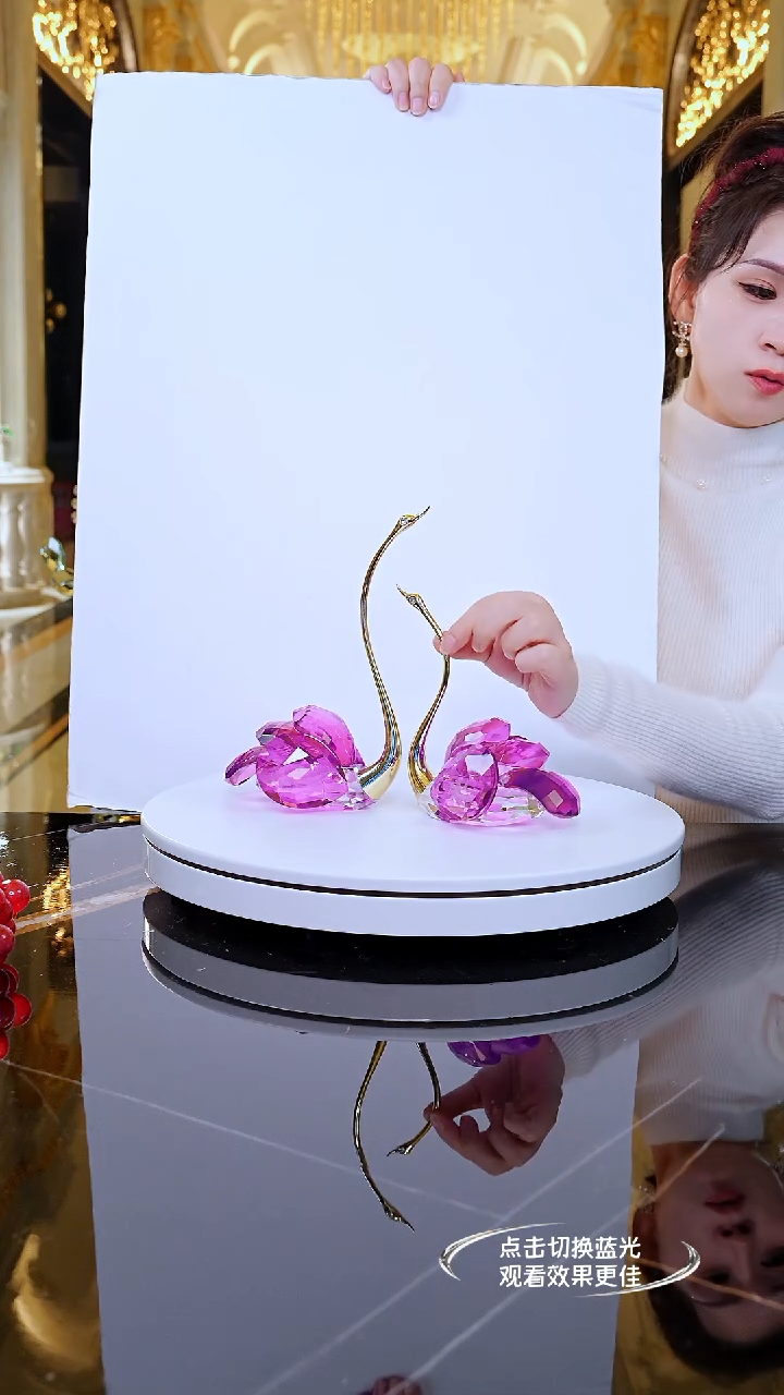 摆件YB00691天鹅摆件一组