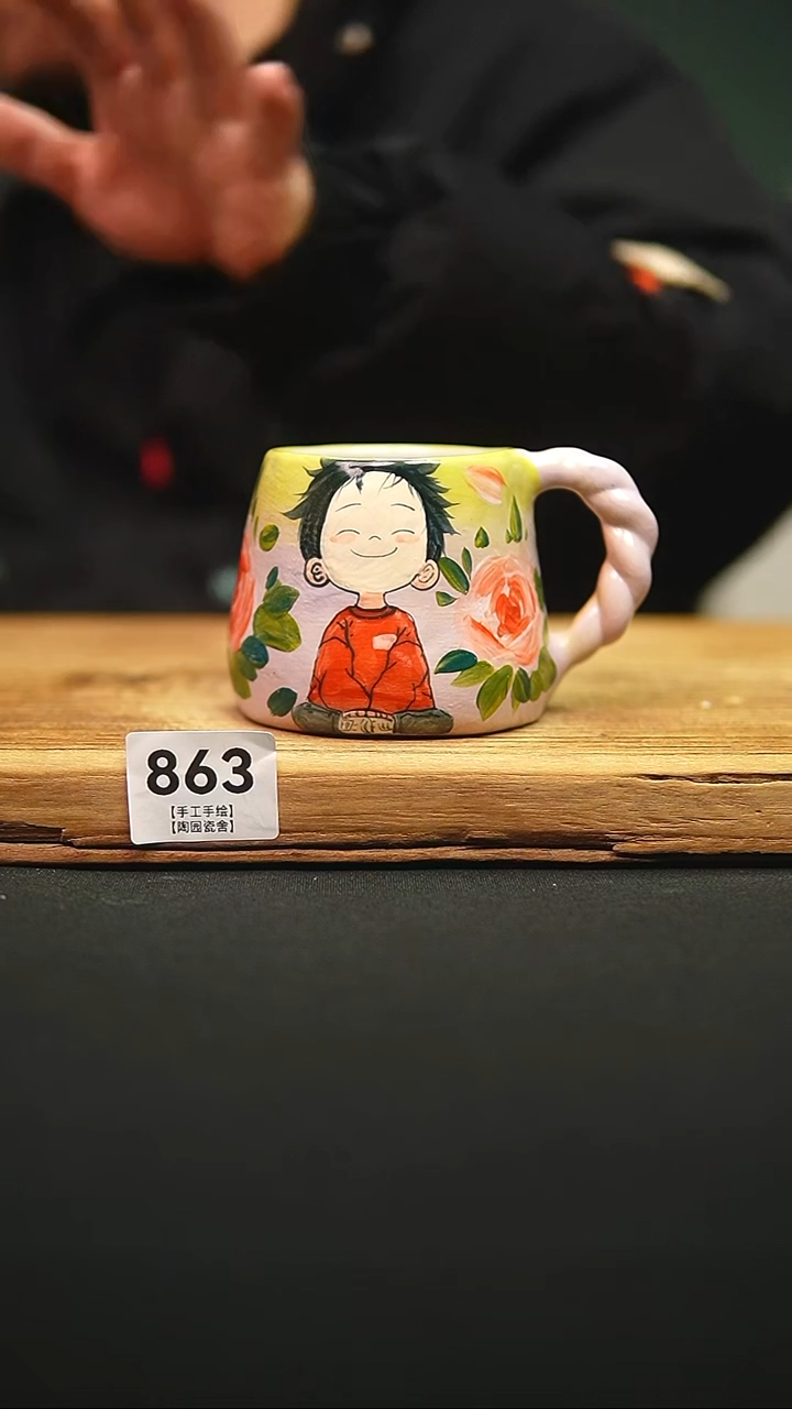 @@陶园瓷舍@@纯手工手绘@高温釉下彩