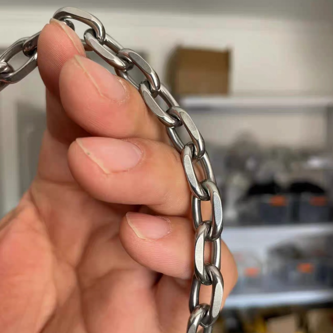 不锈钢狗脖圈P链狗脖链小型中型犬杰克柯基杜宾狗脖套训犬蛇链