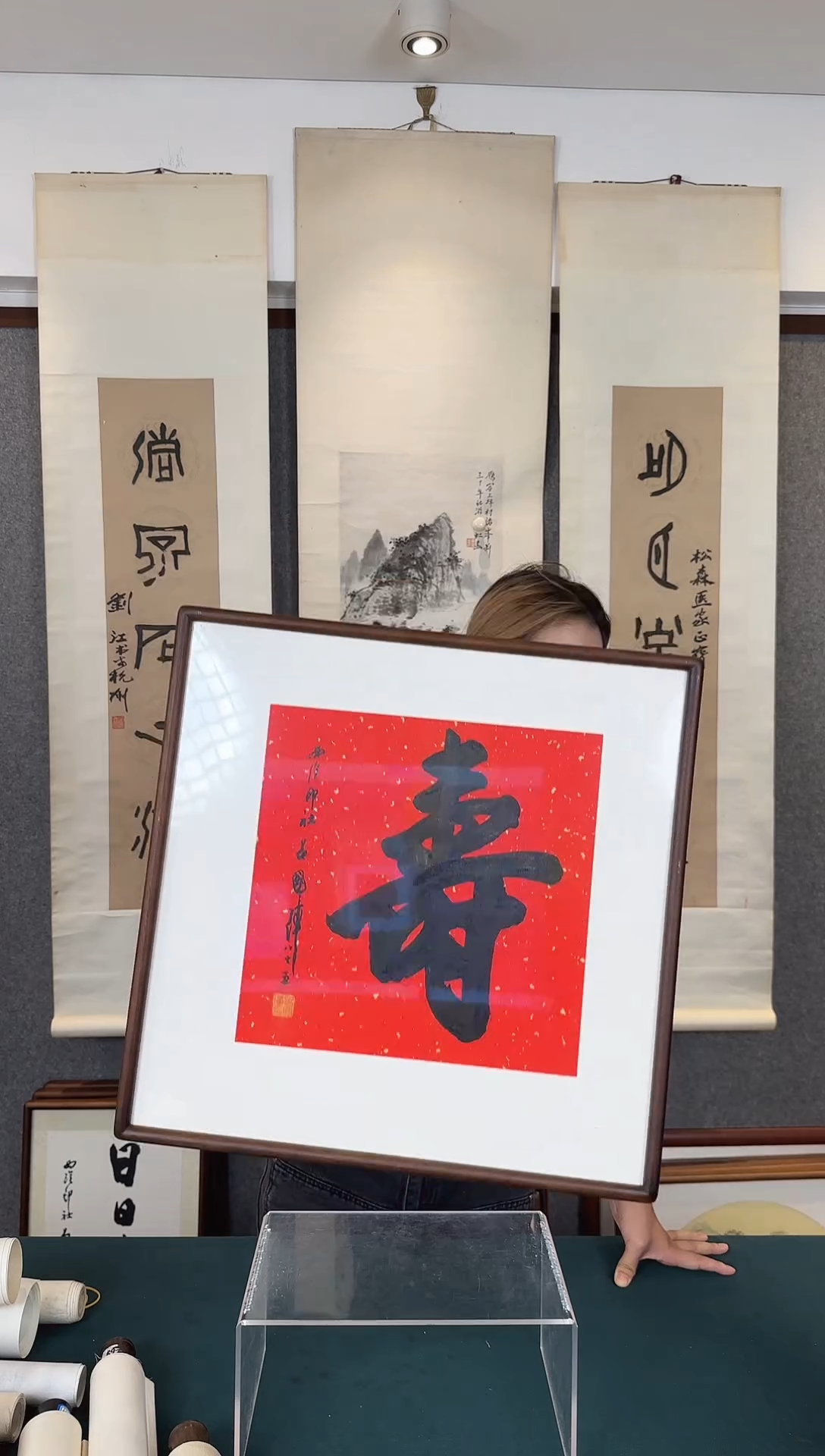 国画老师手绘作品