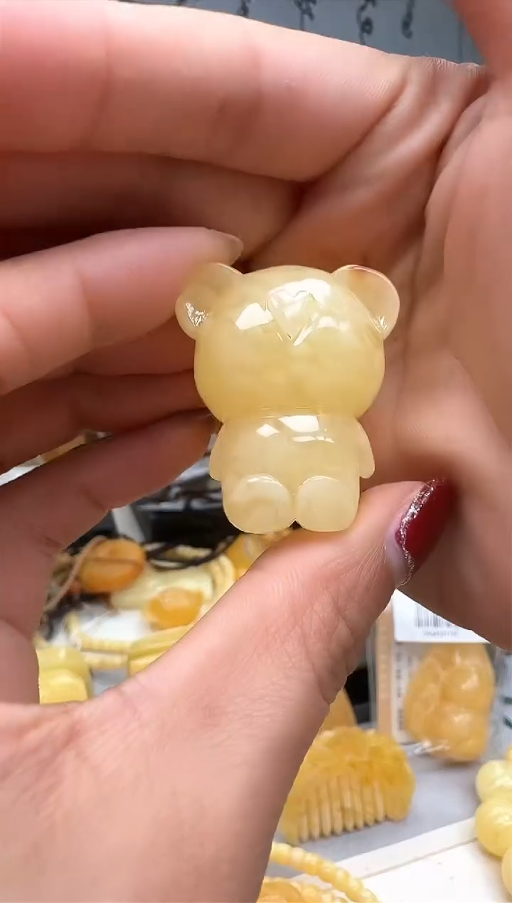 【闪购商品】琥珀裸石未镶嵌挂坠