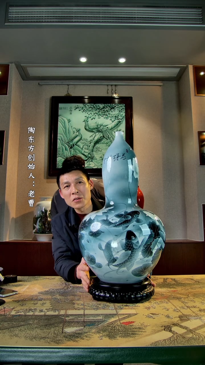 【闪购商品】其他景德镇陶东方陶瓷艺术作品花瓶瓷板画摆件