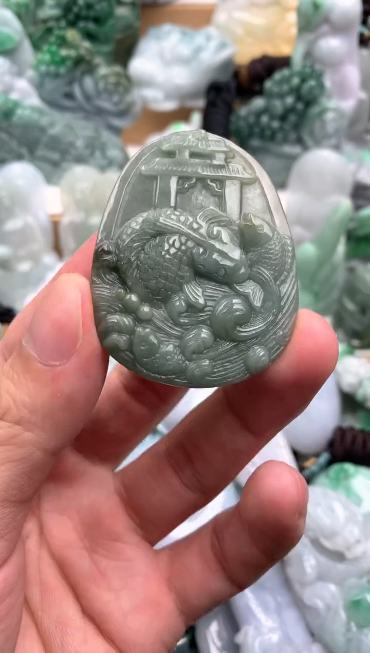 吊坠(不含链)未镶嵌翡翠1