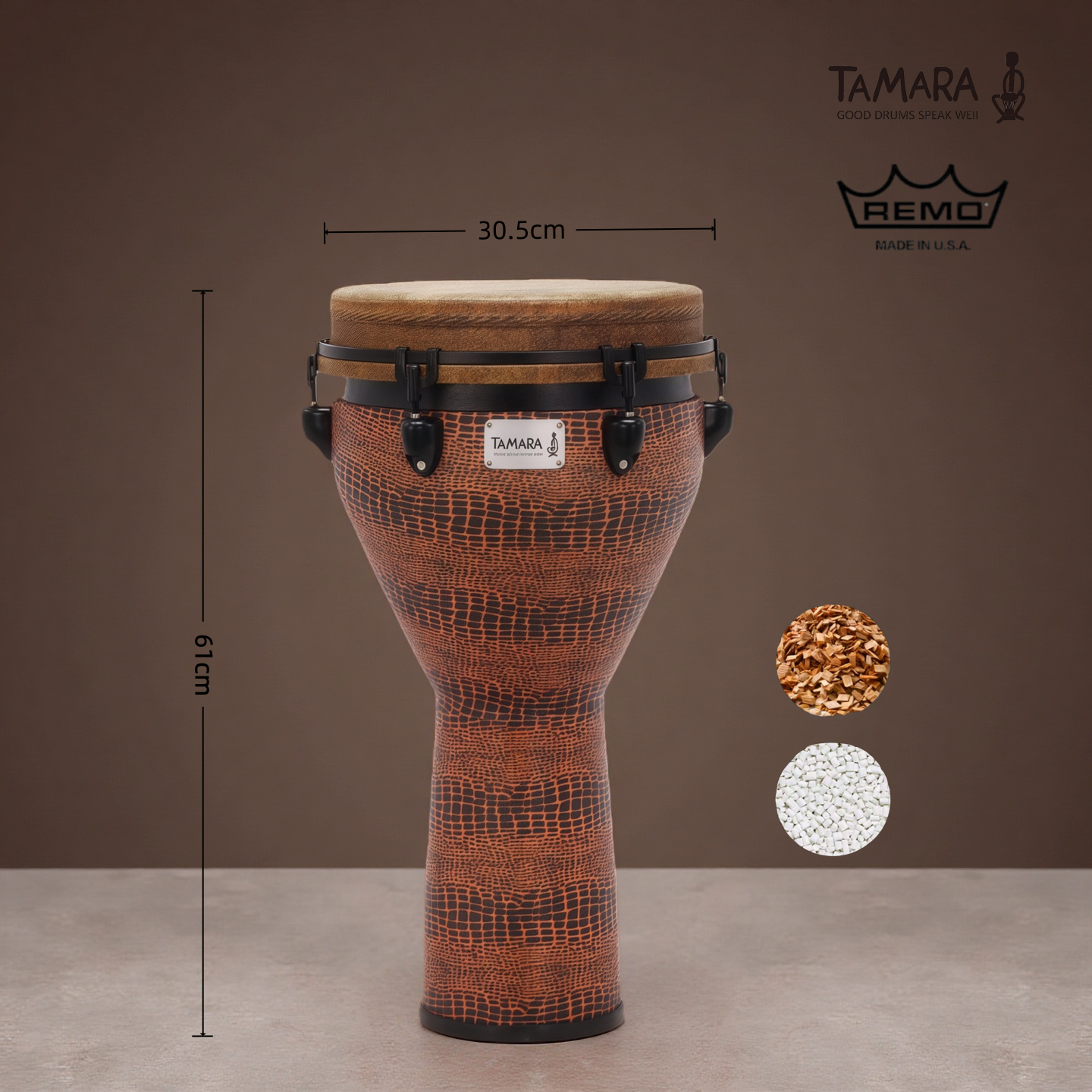 (TAMARA)  美国REMO  鼓皮S系列非洲鼓