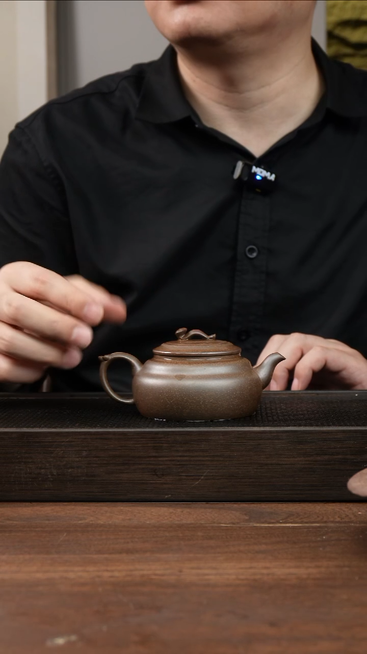 茶杯紫砂还原烧如意壶 ！     200CC