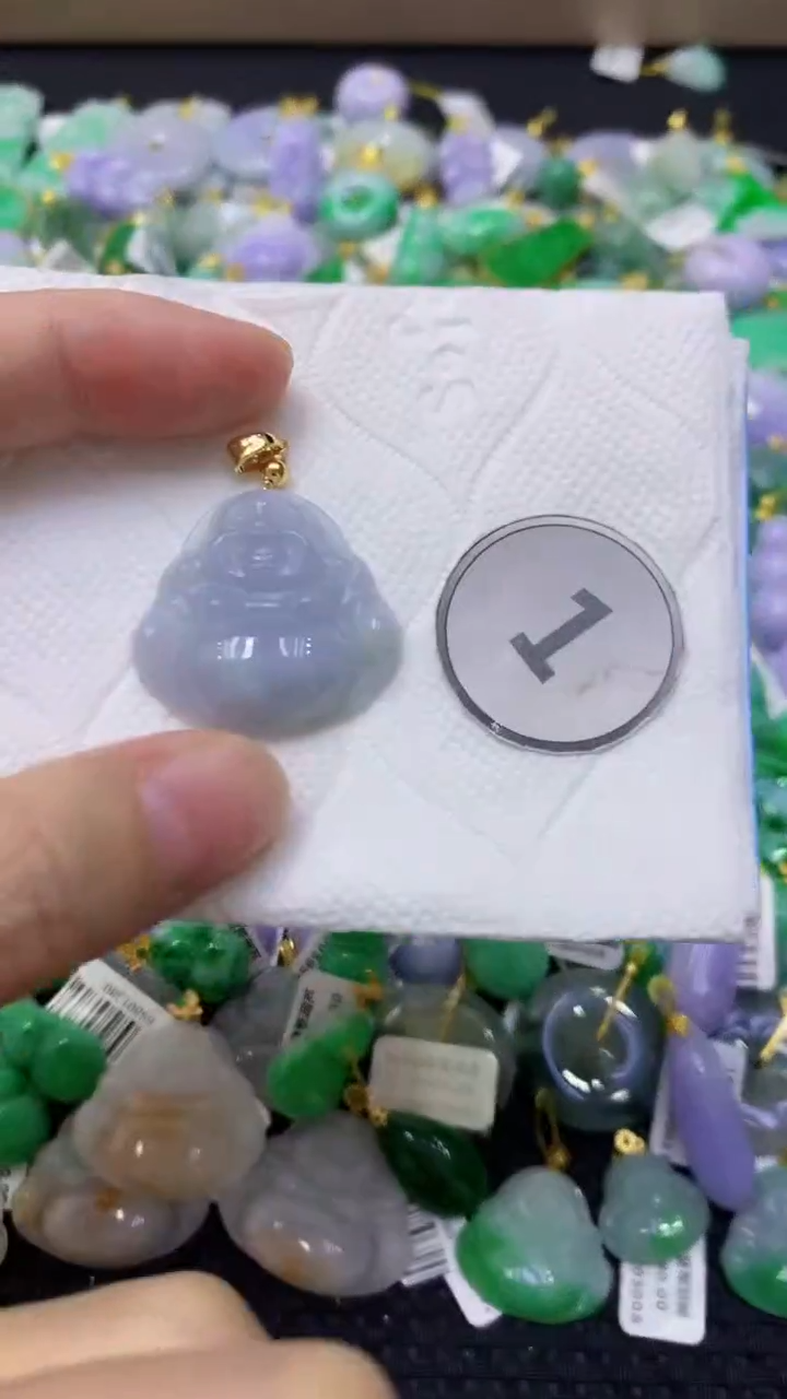 颈饰未镶嵌翡翠天然缅甸翡翠A货