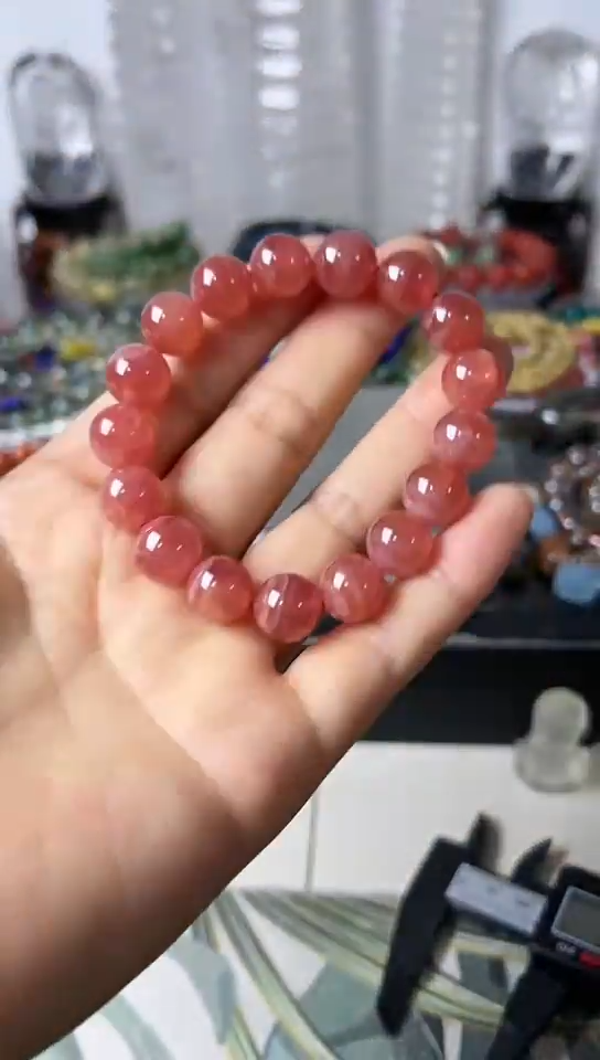 【闪购商品】菱锰矿（红纹石）手链未镶嵌矿坑